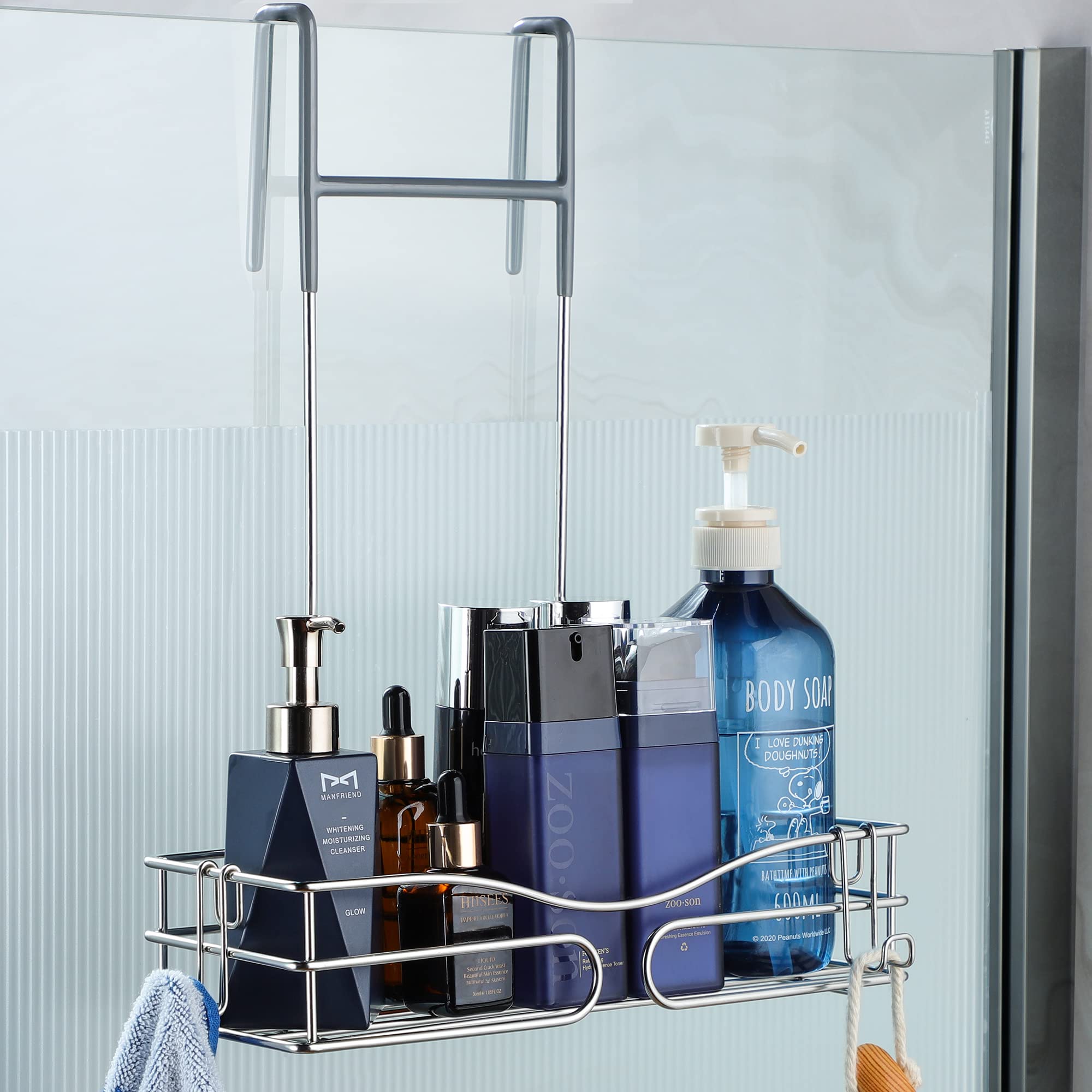 Jolof Store Over the Door Shower Caddy – Rustproof Stainless Steel Organizer