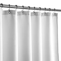 Jolof Store Waffle Weave Shower Curtain – Heavyweight White Fabric