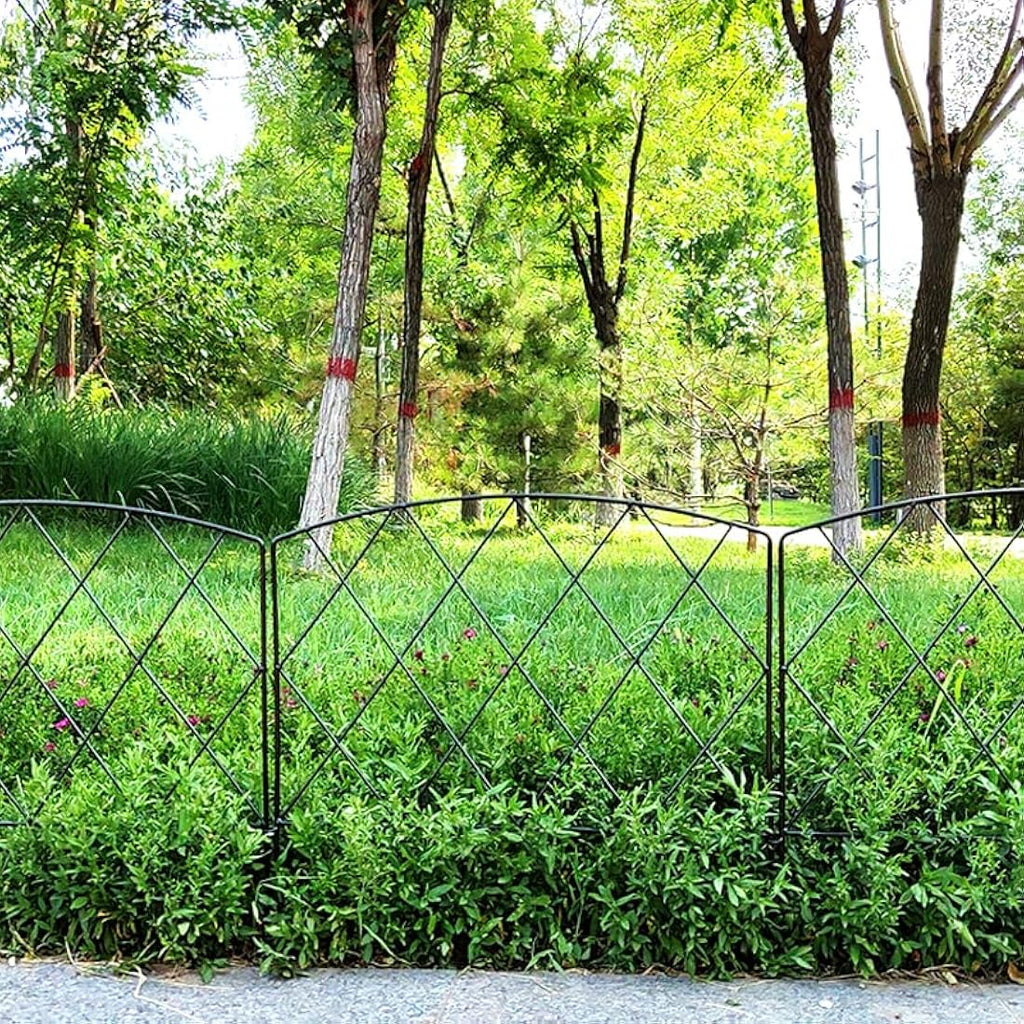 Thealyn Rustproof Metal Garden Fence | 3m No-Dig Animal Barrier & Edging