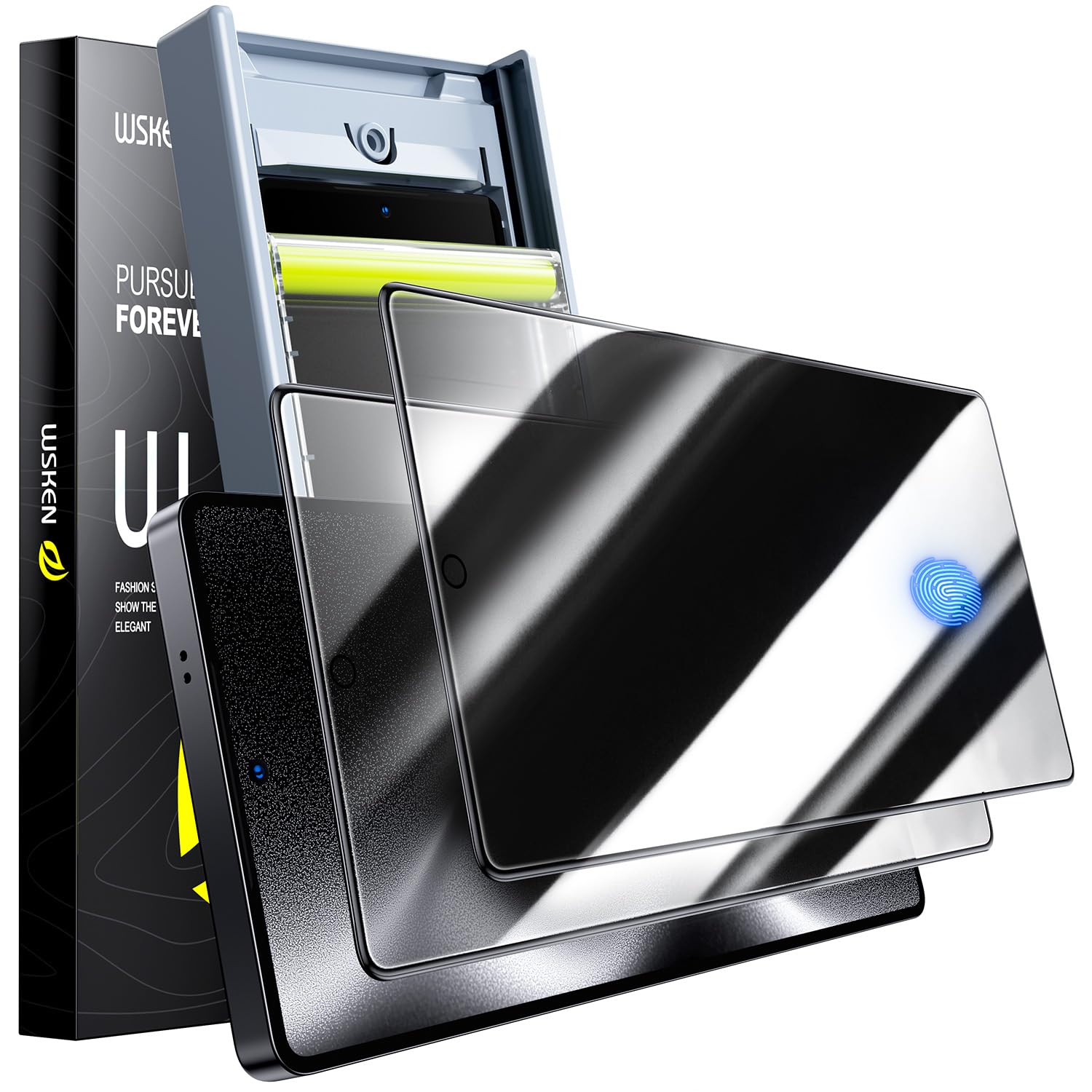 WSKEN Samsung Galaxy S25 Ultra Privacy Screen Protector - 9H Glass 2-Pack