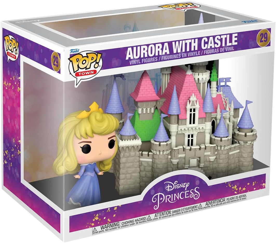 Funko Pop! Town: Disney Princess Aurora with Castle Vinyl Figure