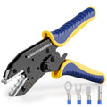 Haisstronica Ratchet Crimping Tool for Non-Insulated Terminals (AWG 22-6)