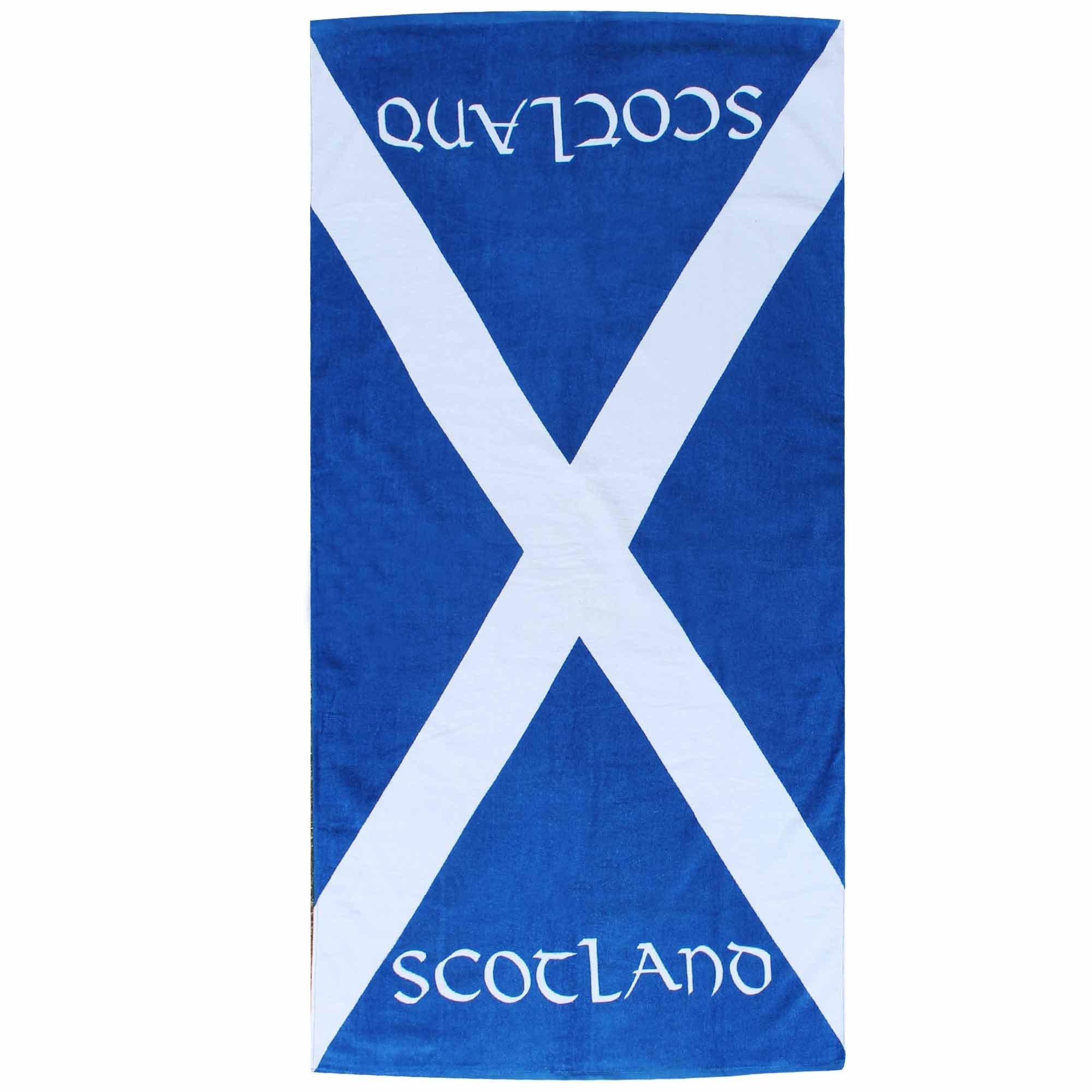 Beyond Happy Scotland Saltire Beach & Bath Towel | 100% Cotton | 150x75cm