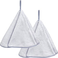 Microfibre Hand Towels – 2-Piece Round Hanging Set, Light Purple