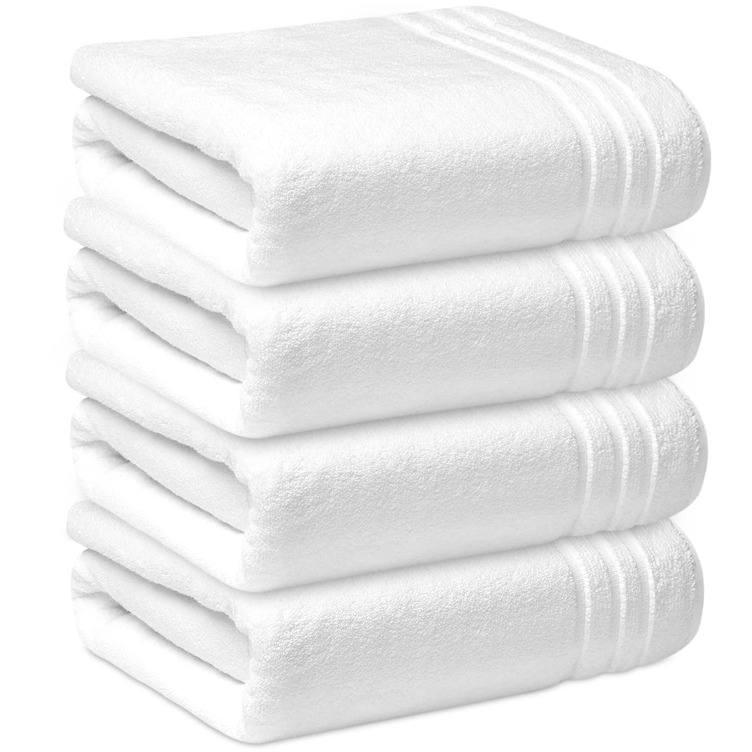 Towelogy Egyptian Cotton Bath Sheets - Large 100x150cm Hotel Quality