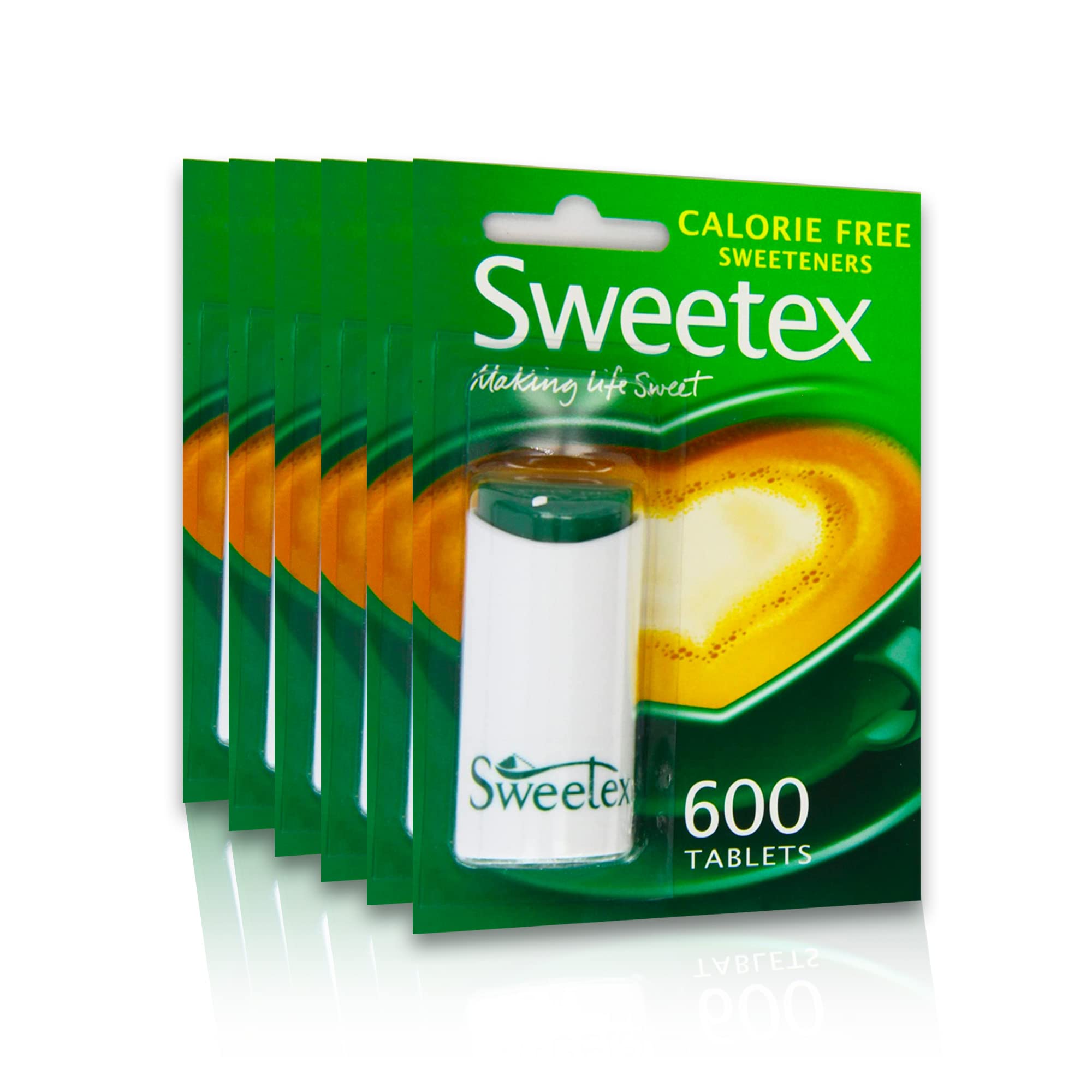 Sweetex Sugar Substitute Tablets - 12-Pack (7200 Count) Calorie Free