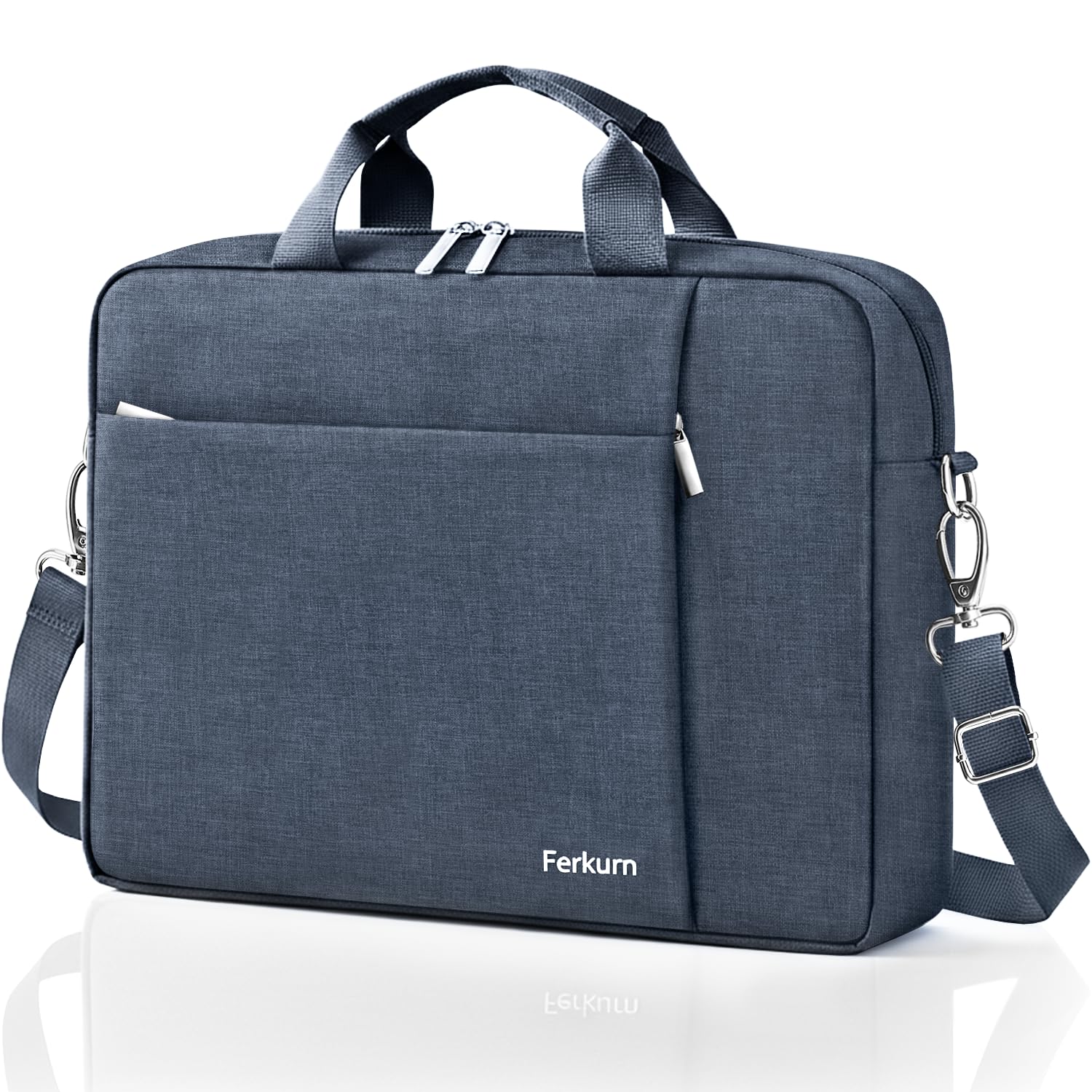 Ferkurn 15.6-16 Inch Laptop Sleeve Case for MacBook Pro & Surface – Grey