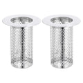 304 Stainless Steel Shower Drain Strainer Hair Catcher, 3 Pack
