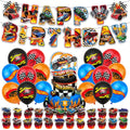 Hot Wheels Birthday Party Decorations - 43pc Set with Banner & Balloons