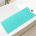 Bingobang Non-Slip Bath Mat | 100x40cm Loofah Textured Shower Mat - Green