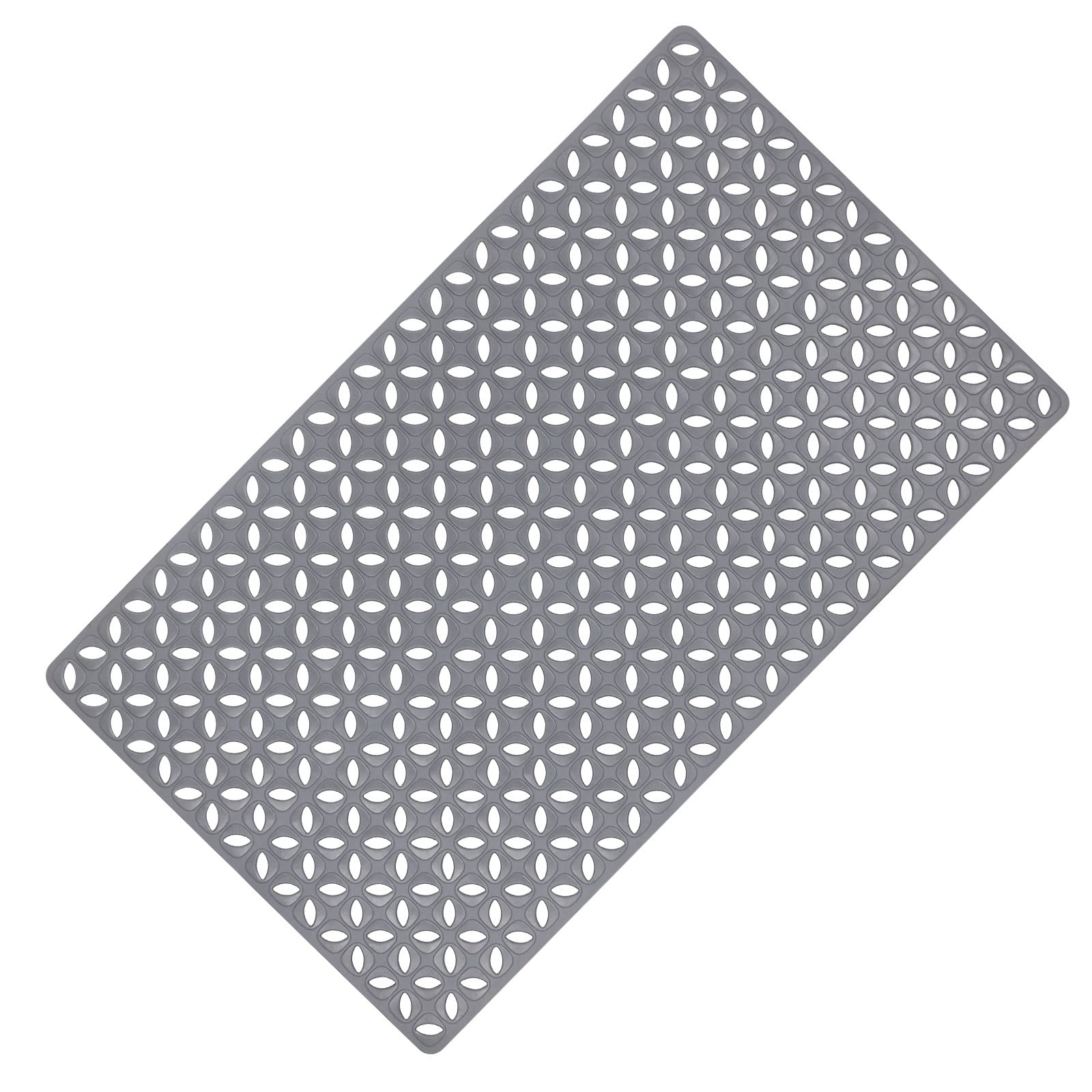 WELTRXE Bathtub Mat – Non-Slip TPE Rubber Shower Mat with Suction Cups