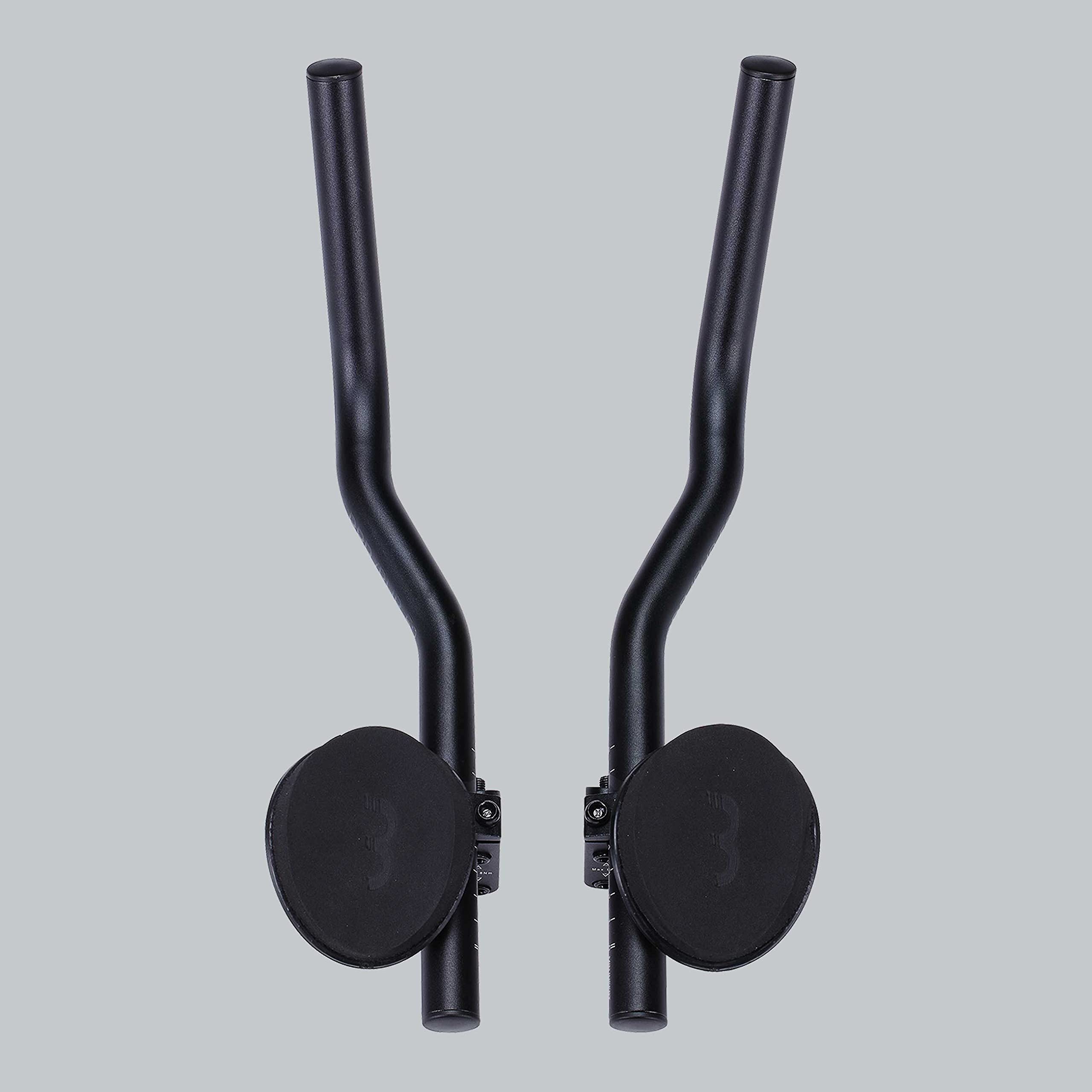 BBB Cycling AeroBase Aluminium Tri Bars – Ergo-Bend Aerobars for Road Bikes