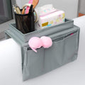 QCHOMEE Sofa Armrest Organizer with Cup Holder Couch Tray Armchair Caddy Pockets Storage Arm Rest Chair Desk Sofa Organiser TV Remote Control Holder - image 1