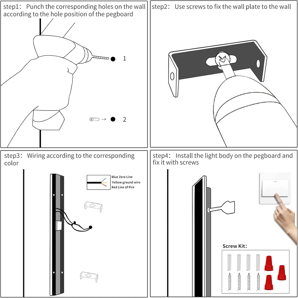 Mikeru Modern LED Outdoor Wall Light – 80cm 31W 3000K IP65 Acrylic