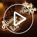 QiaoFei It Was Always You LED Neon Sign | Warm White Wall Decor with Dimmer