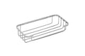 Croydex Stainless Steel Shower Caddy - Rust Free Cosmetic Basket