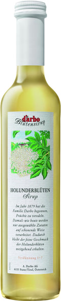 D'Arbo Elderflower Cordial – Premium Floral Syrup, 500ml (Pack of 6)