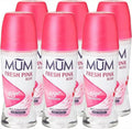 Mum Fresh Pink Rose Roll On Deodorant – 48h Anti-Perspirant Vegan 6 Pack