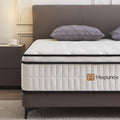Hiepunos 3FT Single Mattress, 10.2 INCH Single Memory Foam Mattress, 9-Zone Pocket Sprung Medium Firm - image 1