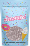 Silver Edible Pearl Sprinkles – 500g High Shine Cake Toppers
