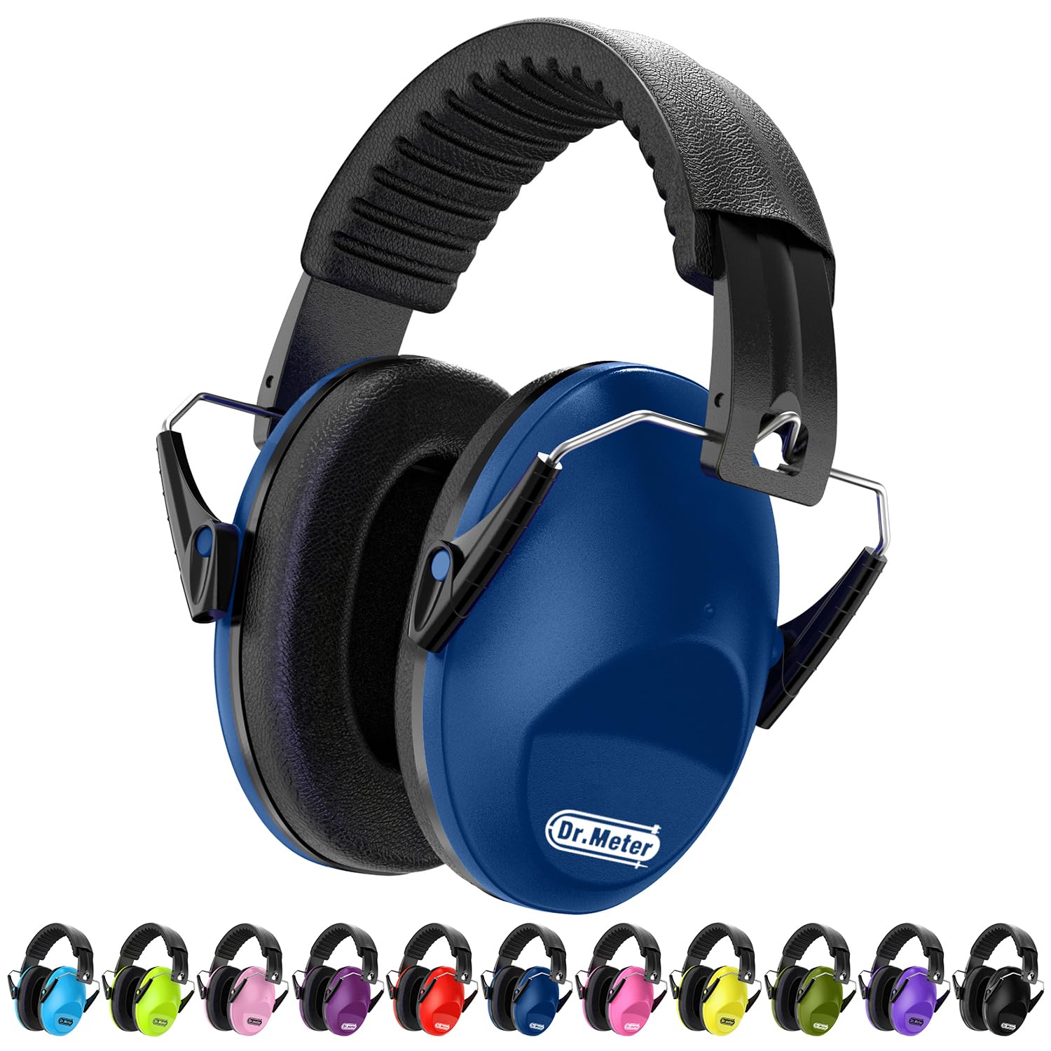 Dr.meter Kids Noise Protection Earmuffs – SNR 27dB Navy Blue