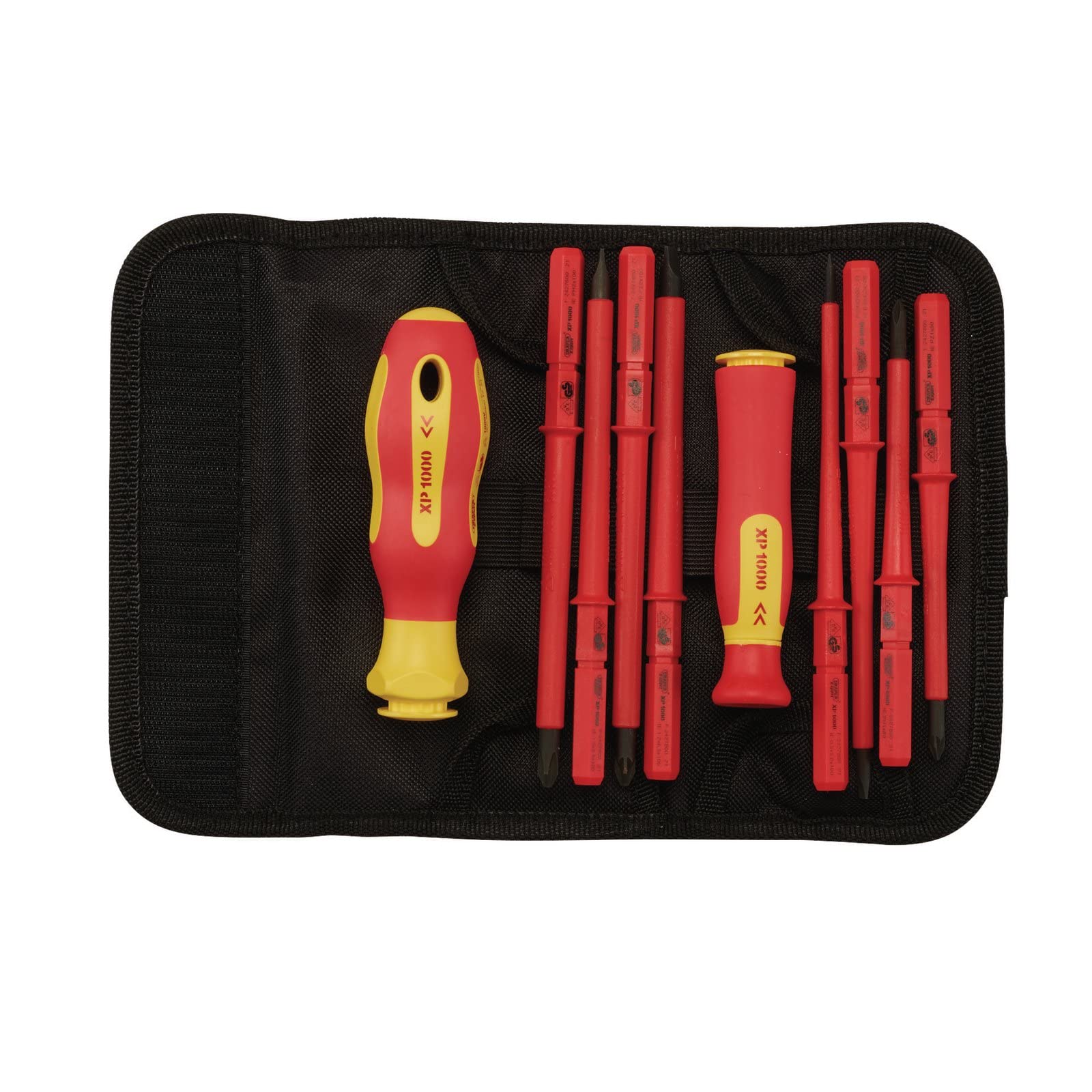 Draper XP1000 10 Piece VDE Insulated Precision Screwdriver Set