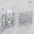 Linkidea 2-Pack Electric Toothbrush Holder | Stainless Steel Wall Mount
