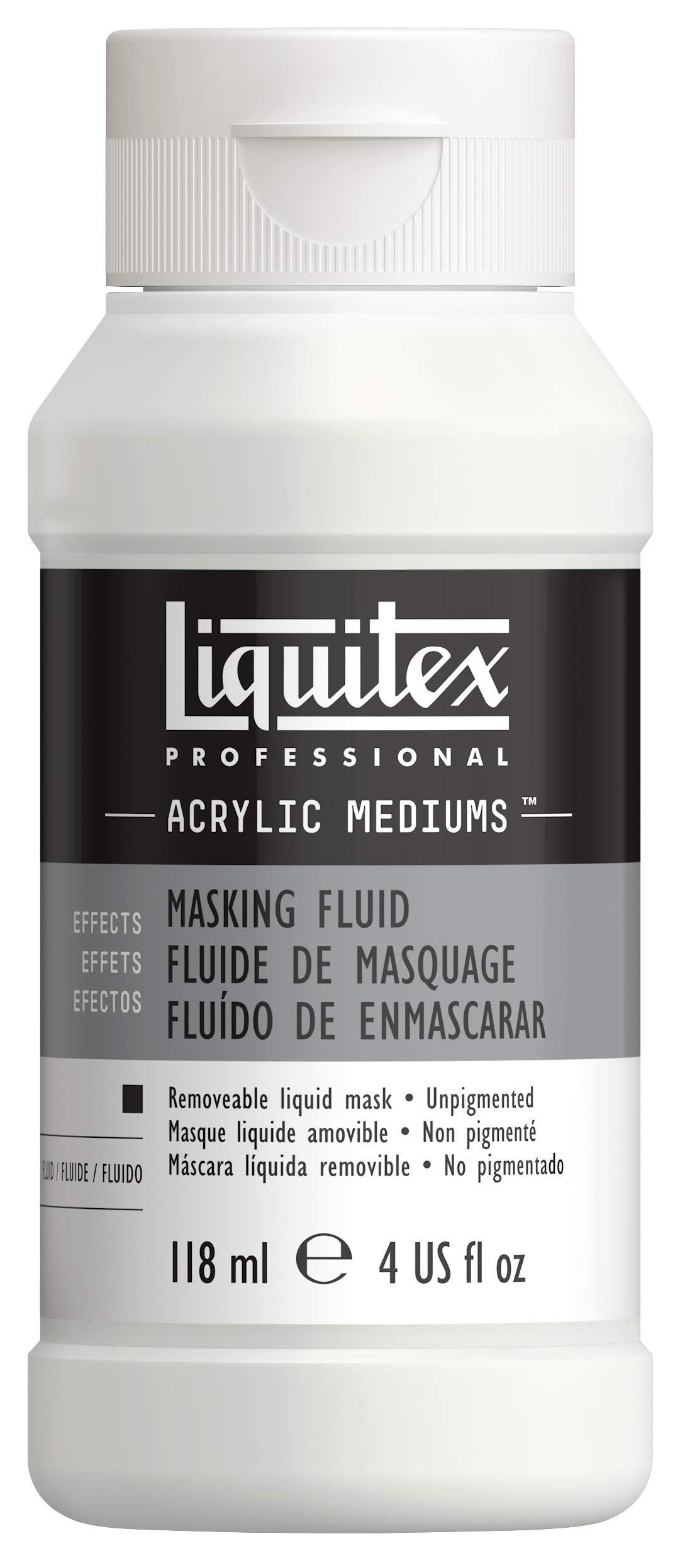Liquitex Acrylic Masking Fluid Medium - Non-Toxic Art Supply - 118ml