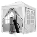 SANHENG 2x2m Pop Up Gazebo | Waterproof Heavy-Duty Garden Canopy - White