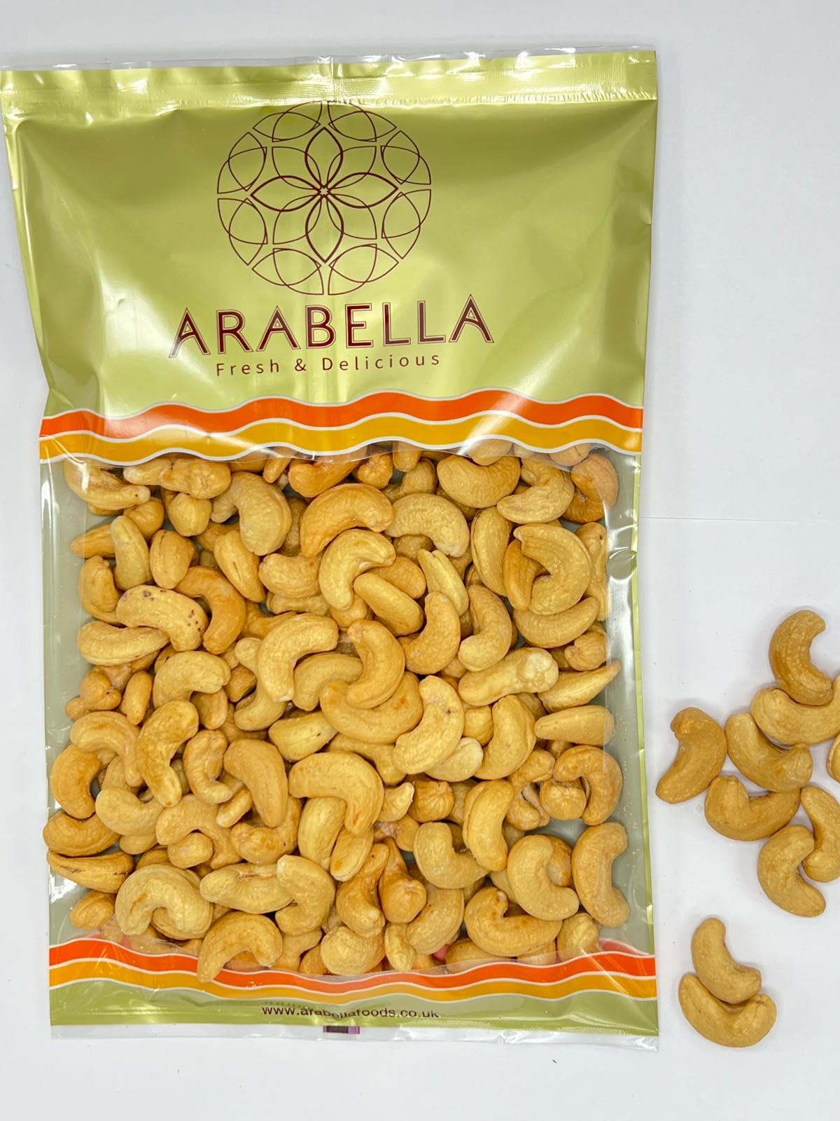 Roasted Salted Cashews – Jumbo Whole Vegan Nuts, 900g