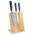 Cooks Professional 3 Piece Knife Set with Magnetic Bamboo Block