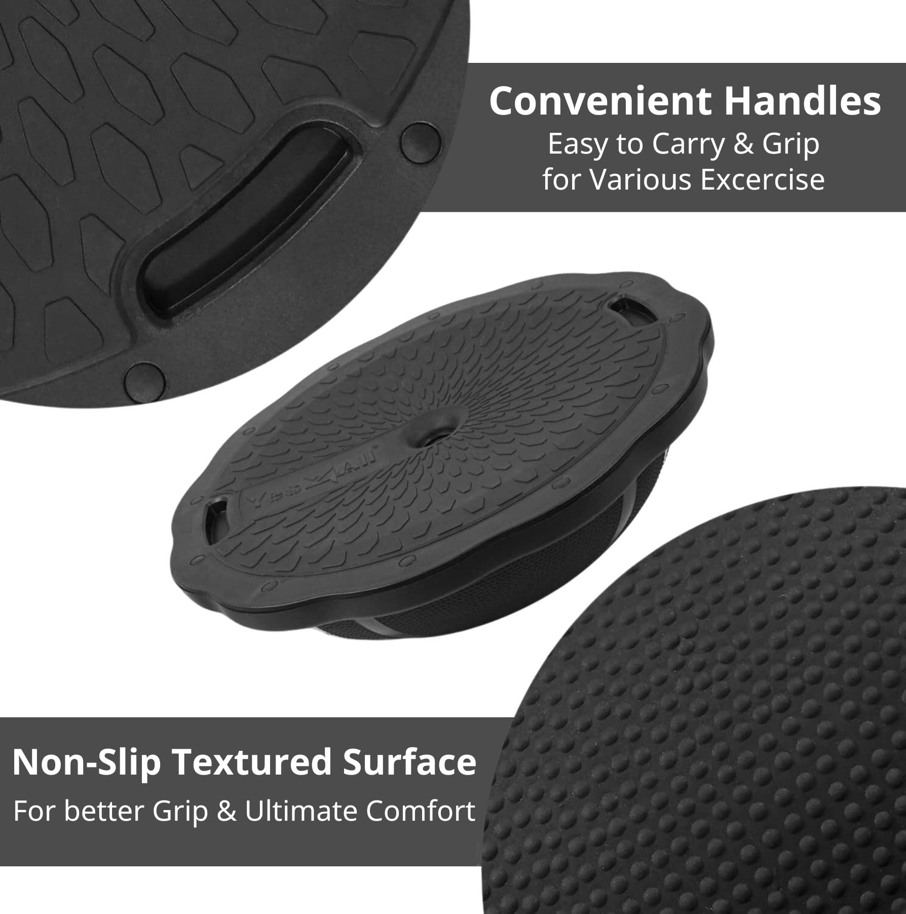 Yes4All 60cm Inflatable Stability Half Exercise Ball Balance Trainer