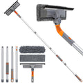 WenYa 165cm Window Squeegee Cleaner Kit | 2-in-1 Telescopic Long Handle