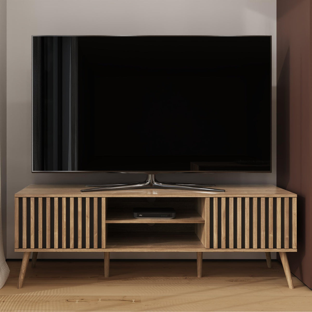 GFW Rowan TV Unit Oak - image 1