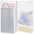 Acycion2A 308 Color Nail Display Chart with 360 Tips - Silver Book