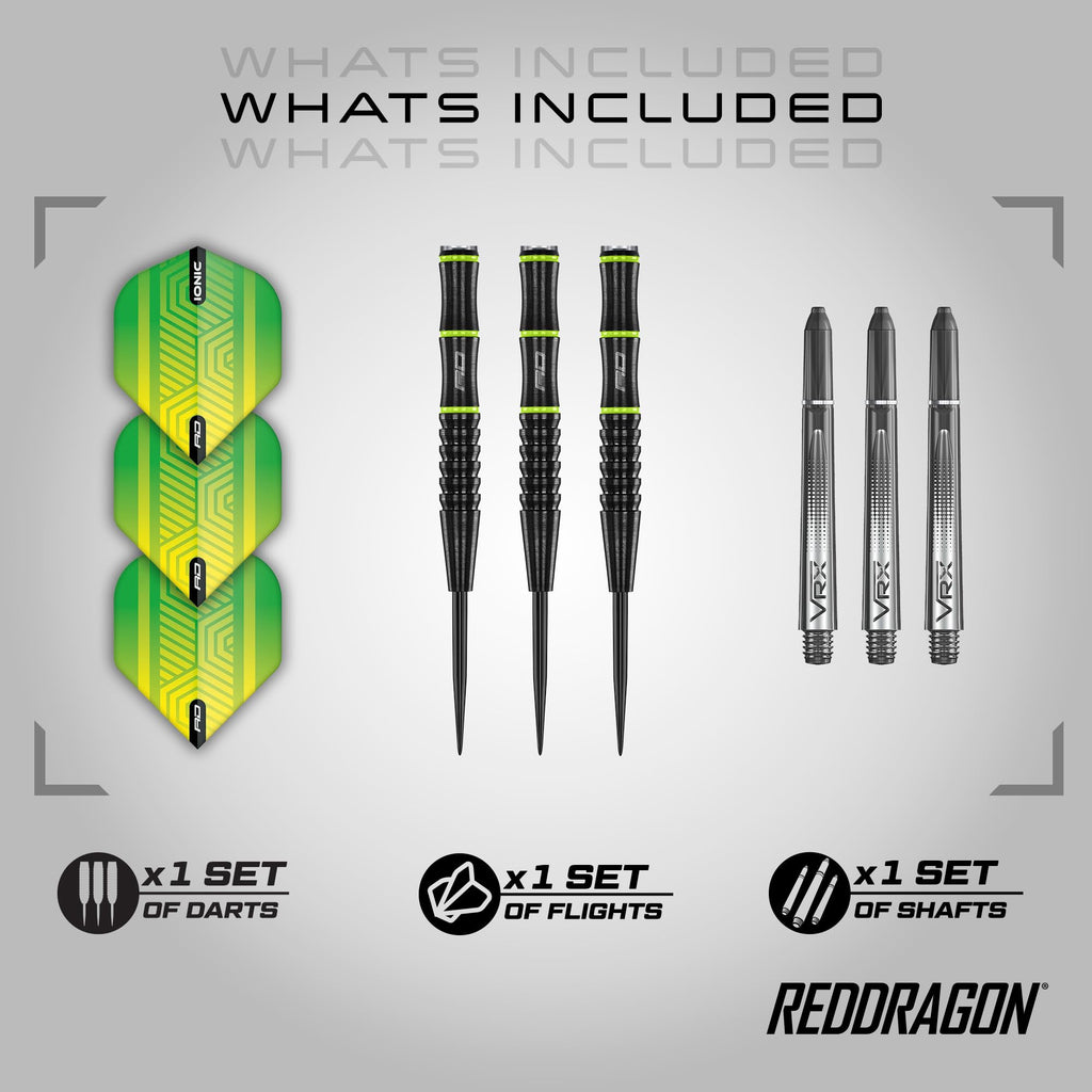 Red Dragon Freestyle 23g Tungsten Darts Set | 90% Tungsten & VRX Stems