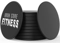 Core Sliders – 10 Pack Black Gliding Discs for HIIT & Pilates