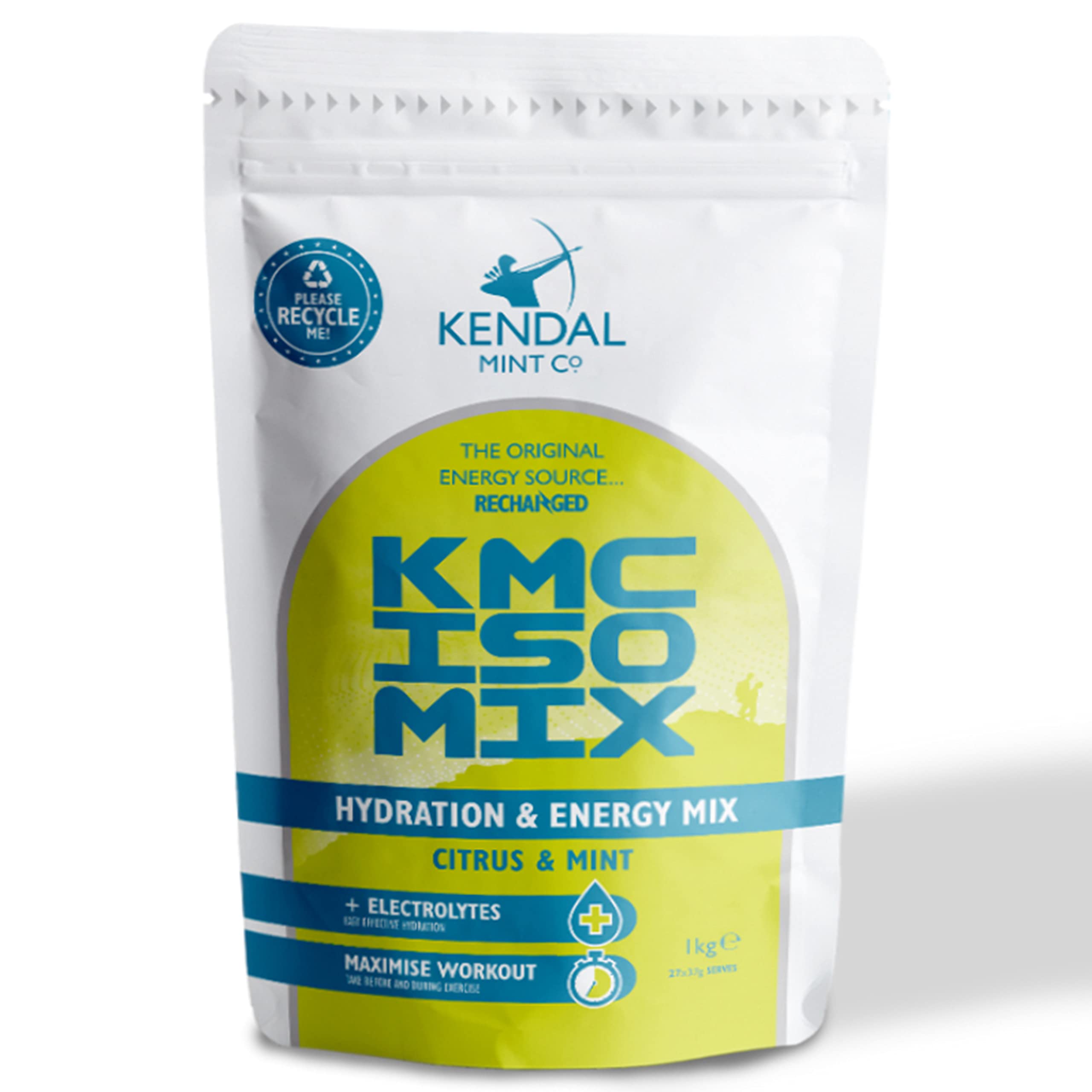 KMC ISO Mix Isotonic Electrolyte Energy Drink Powder - Citrus & Mint 1kg