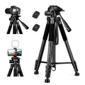 JOILCAN 65" Aluminium Camera Tripod | Travel Stand for DSLR & Phone