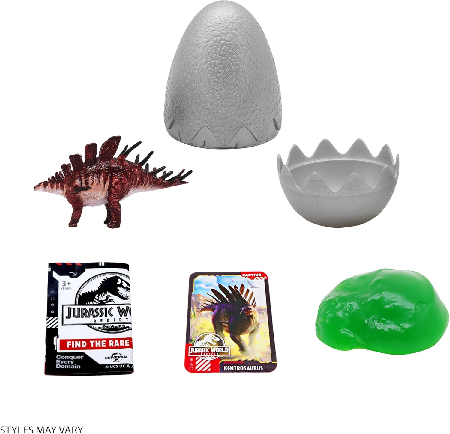 Jurassic World Captivz Rebirth Slime Egg – Pop N Lock Dinosaur Toy