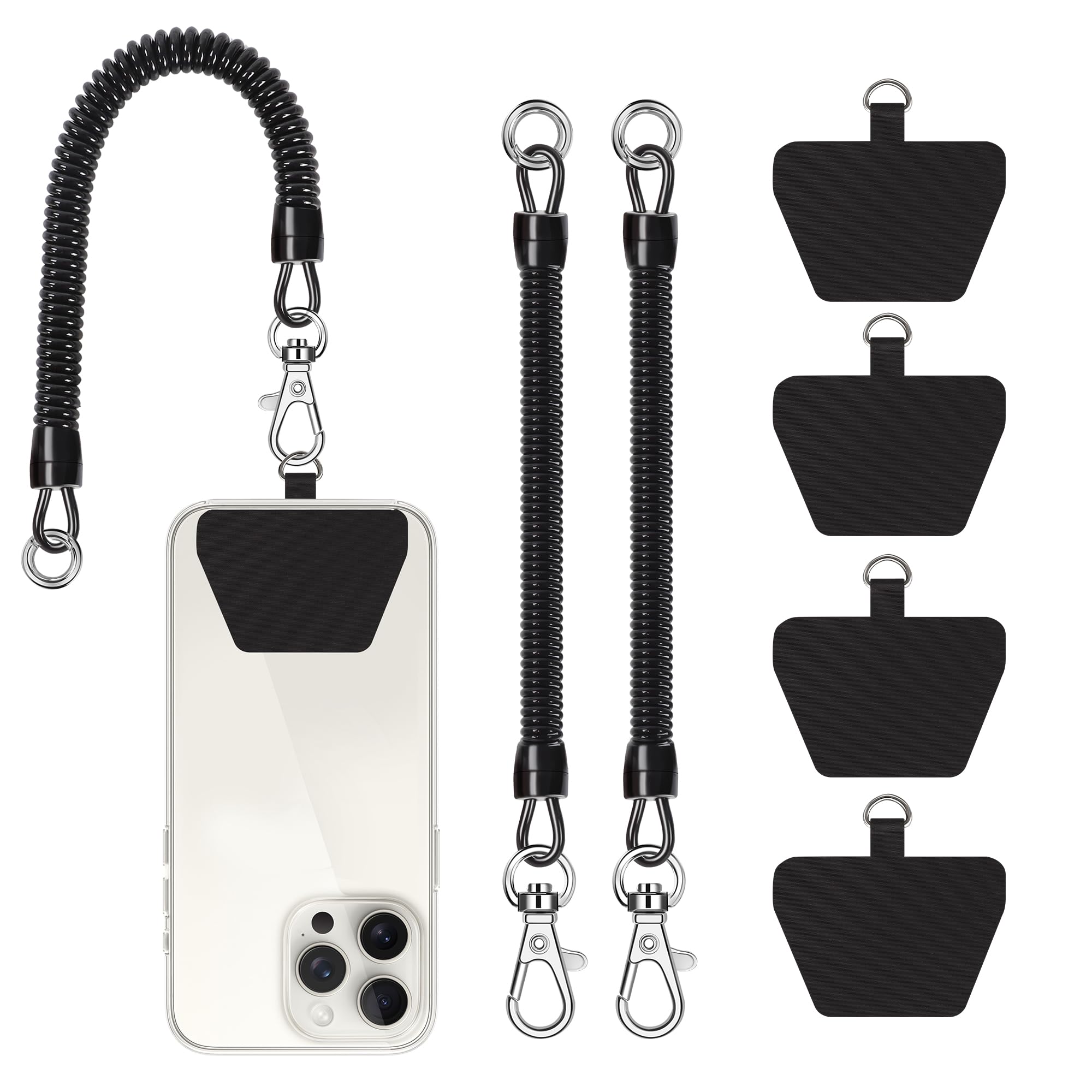 COCASES Universal Phone Lanyard – Anti-Lost Elastic Wrist Strap (2-Pack)