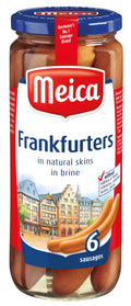 Meica Frankfurters - Smoked Pork German Sausages - 540g (Pack of 12)