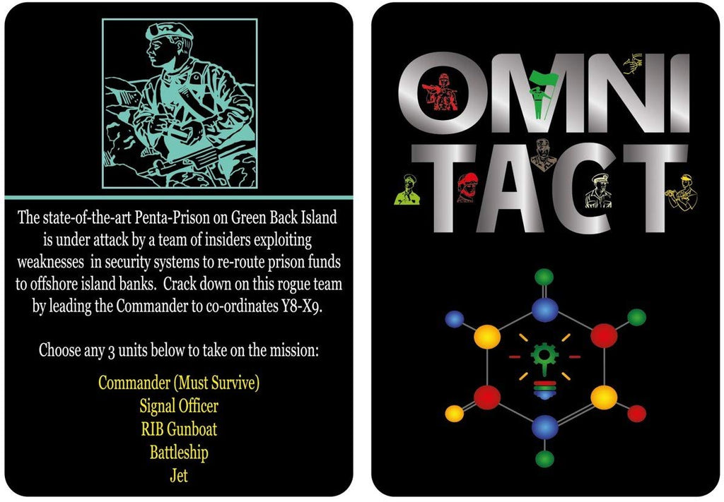 Snaps OMNI TACT Strategy Board Game – Patriotic Defense & Tactics