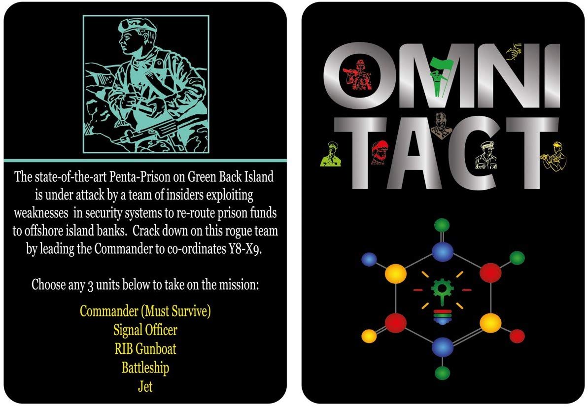 Snaps OMNI TACT Strategy Board Game – Patriotic Defense & Tactics