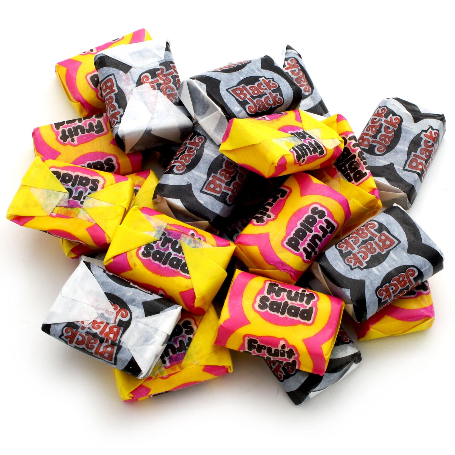 Fruit Salad and Black Jacks Retro Sweets – 1kg Bulk Bag | Jolof Store