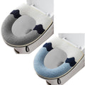 Jolof Store Soft Washable Toilet Seat Cover Pad with Handle, 2-Pack