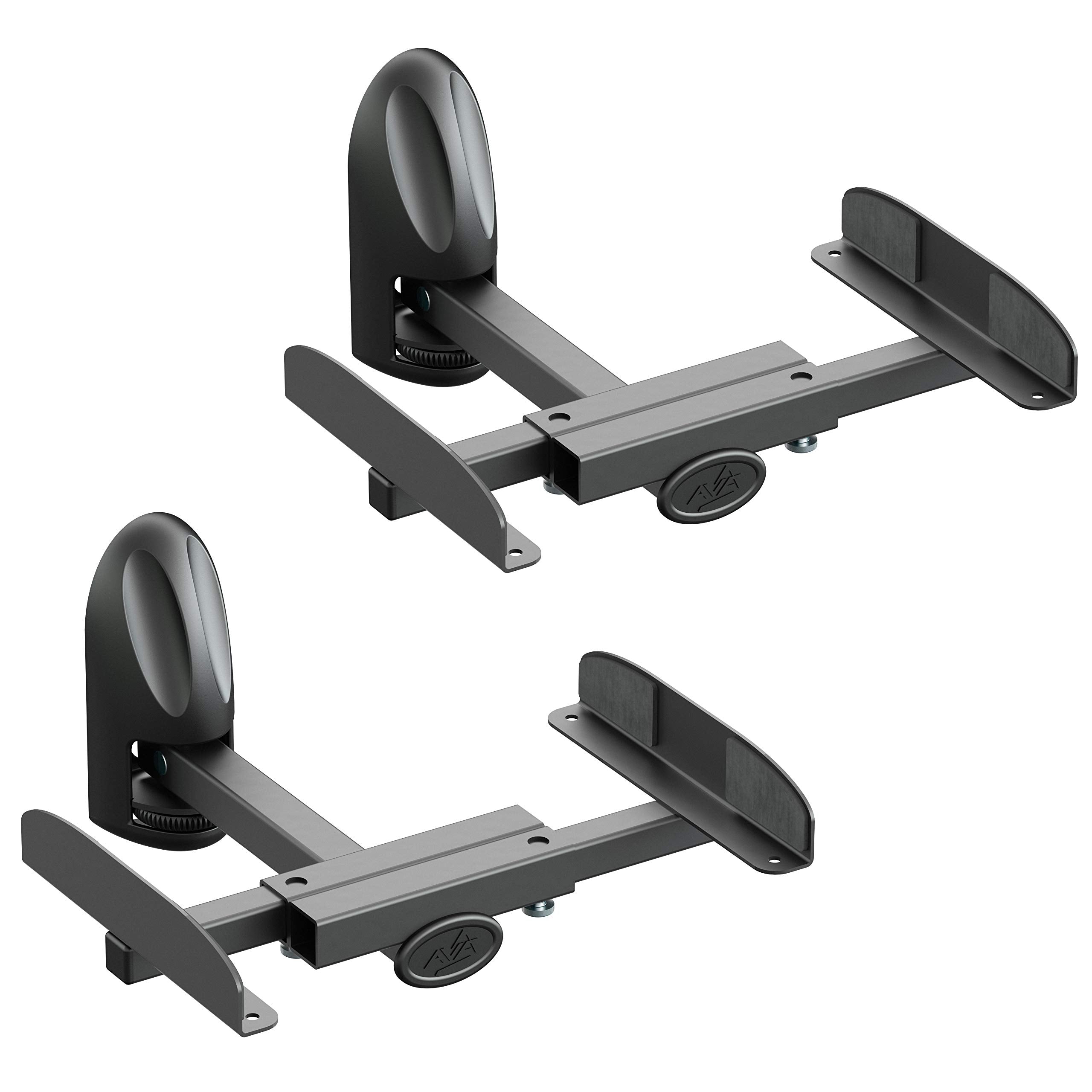 Mahara Universal Speaker Mounts – Black Swivel & Tilt Brackets (Pair)