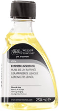 Winsor & Newton Refined Linseed Oil - Low Viscosity Painting Medium, 250ml
