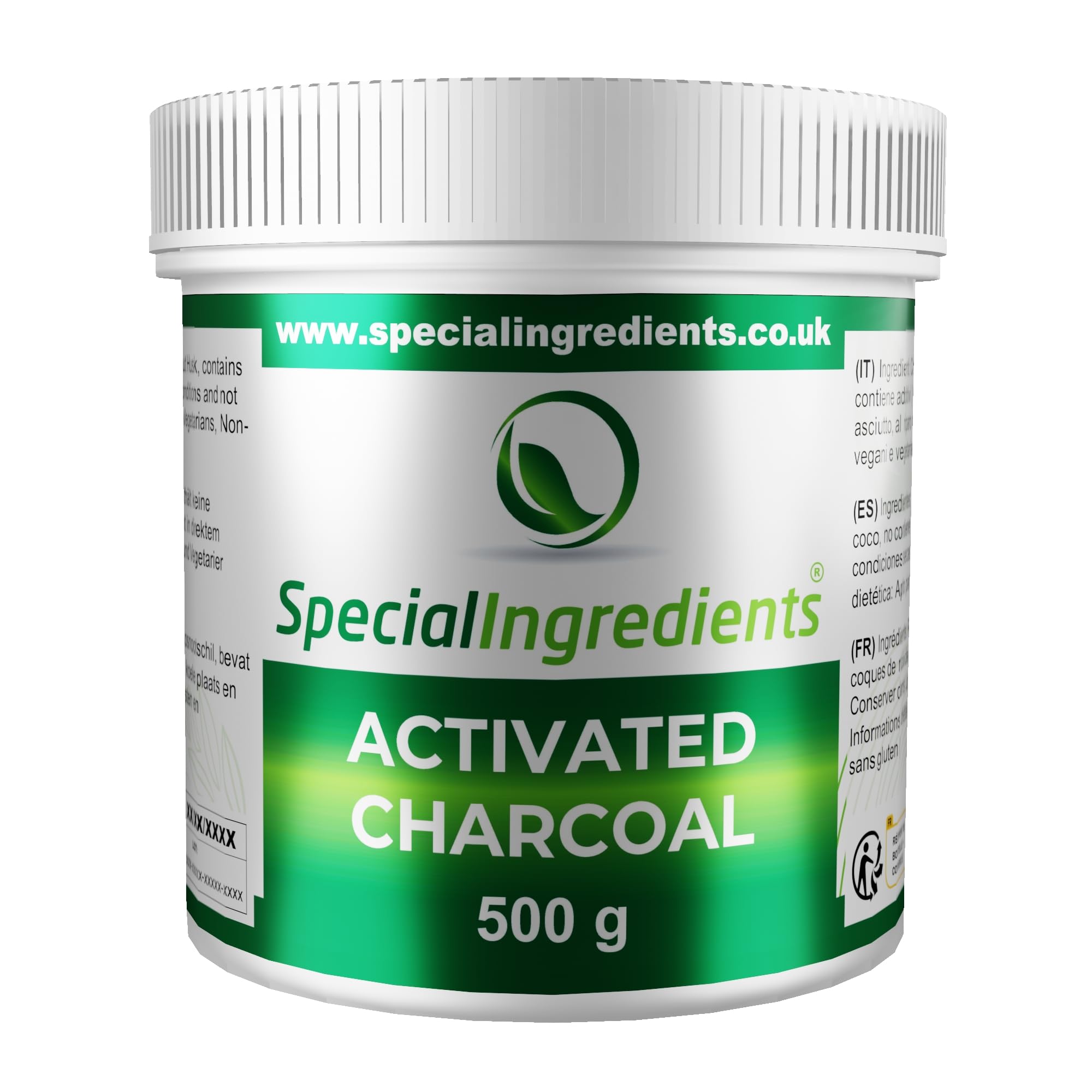 Activated Charcoal Powder – 500g Food Grade Coconut