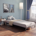Dreamzie Cadre de Lit 100x200 cm en Métal Noir – Lit 1 Place Stable